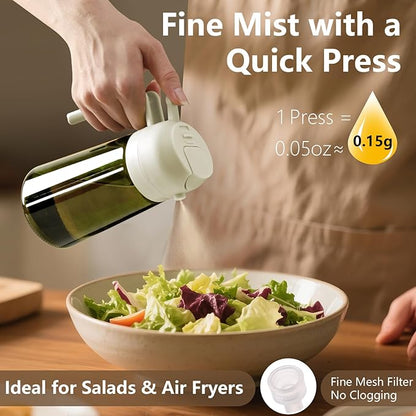 SWEET VIEW Olive Oil Dispenser and Oil Sprayer – 16oz/470ml Glass Light-Proof - Image 3