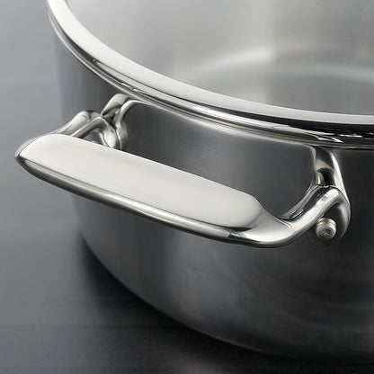 Tramontina Tri-Ply Clad Stainless Steel 6-Quart Braiser Pan - Image 4