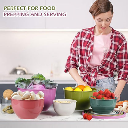 Greentainer Plastic Mixing Bowls - Image 7