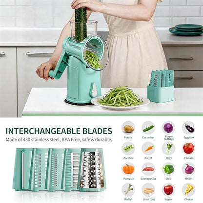 The CoveCarol rotary cheese grater comes - Image 3