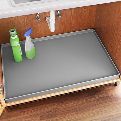 FLATO Waterproof Under Sink Mat 19" x 19" Shelf Liner by Unknown