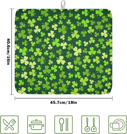 St. Patrick's Day Dish Drying Mat - Image 2