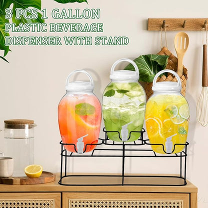 Tanlade 3 Pcs Plastic Drink Dispenser - Image 7