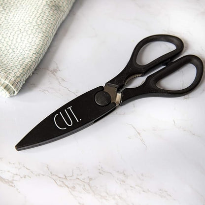 Rae Dunn Kitchen Scissors- Stainless Steel Kitchen Shears, Cooking Scissors - Image 3