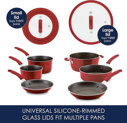 Rachael Ray Cook + Create Nonstick Cookware/Pots and Pan Set, 10 Piece - Image 6