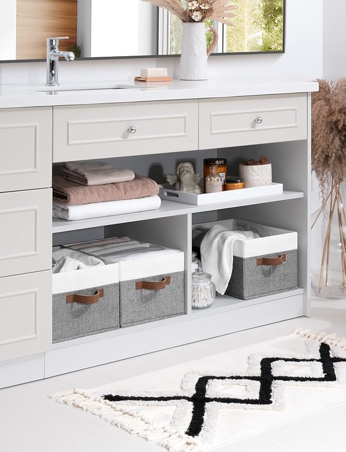 StorageWorks Fabric Shelf Baskets, Closet Organizers and Storage Basket - Image 8