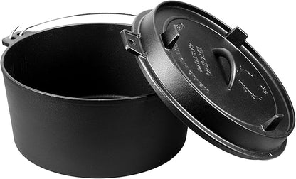 EDGING CASTING Pre-Seasoned Cast Iron Camping Dutch Ovens, Outdoor Camping - Image 4
