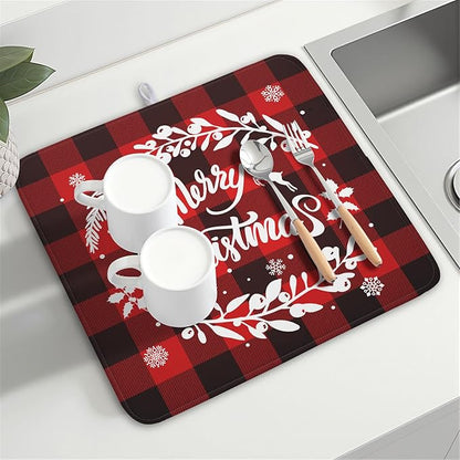 Merry Christmas Dish Drying Mat - Image 8