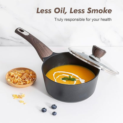 SENSARTE Pots and Pans Set Non stick, Non toxic Healthy Induction Cookware Sets - Image 7