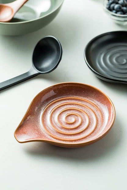 Spoon Rest, Ceramic Cooking Spoon Holder - Image 4
