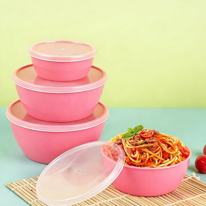 4-Piece Classic Plastic Prep Bowls - Image 7
