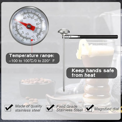Xuhal 6 Pcs Stainless Steel Kitchen Thermometer - Image 4