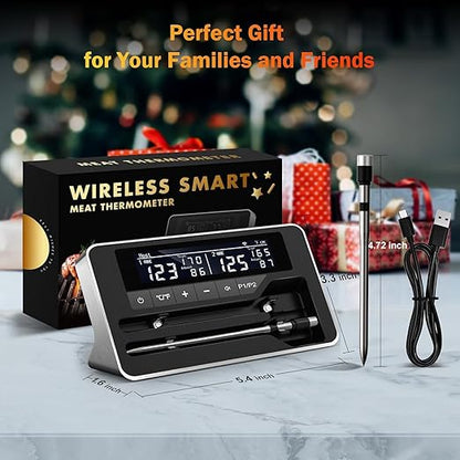 Meat Thermometer Wireless with 2 Probes, 800FT Bluetooth Digital Thermometer - Image 6