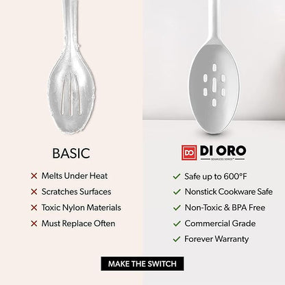 DI ORO Silicone Spoons for Cooking - Image 7