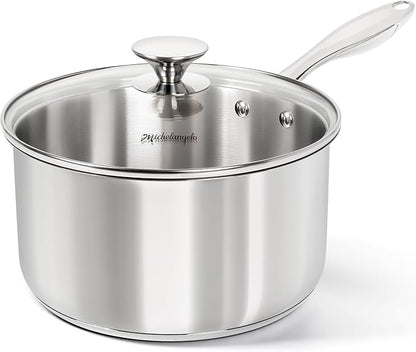 MICHELANGELO 4 Quart Saucepan by Michelangelo