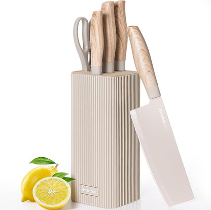 Astercook Knife Set, 6-Piece Kitchen Knife Set by Astercook