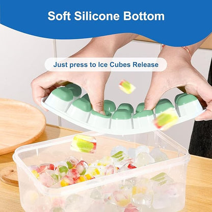 Ice Cube Tray, Ice Cube Trays for Freezer 5 Pack - Image 4
