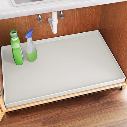 FLATO Waterproof Under Sink Mat 25" x 19" Shelf Liner by Unknown