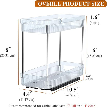 DABIGE 3 Pack Pull Out Spice Rack Organizer - Image 4