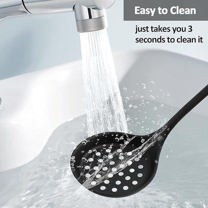 Silicone Kitchen Utensils Set 15PC Cooking Utensils Set, Heat Resistant Kitchen - Image 7