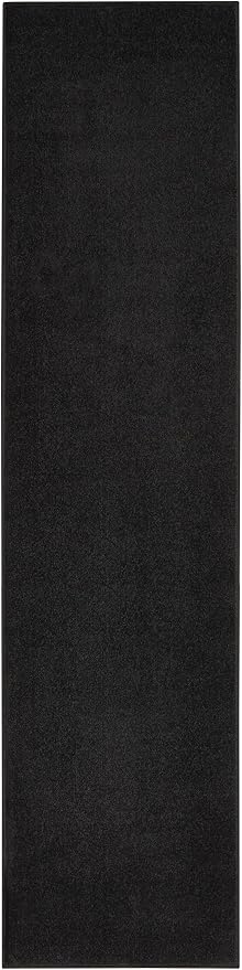 Nourison Home Nourison Essentials Black 2'2" x 12' Area Rug by NourisonHome