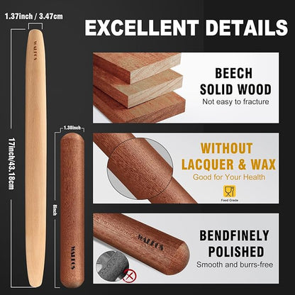 Walfos French Rolling Pin Set - Image 3