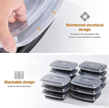 Glotoch Express 32oz 1-Compartment Meal Prep Containers - Image 3