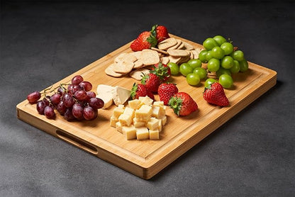 Allsum Large Bamboo Wood Cutting Boards - Image 6