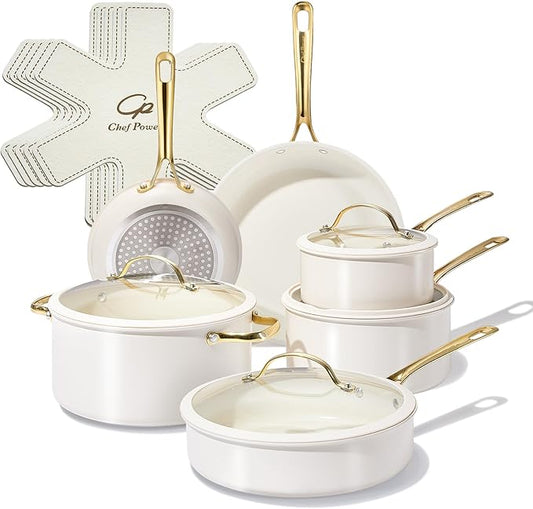 Chef Power Ceramic Cookware Sets, Cookware Set by ChefPower