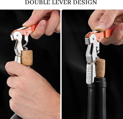 HYZ 2-Pack Wine Opener Waiter Corkscrew, Professional Wine Key - Image 4