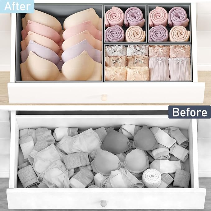 DIMJ Drawer Organizer Clothes - Image 5