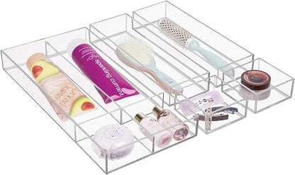 iDesign Clarity Plastic Drawer Organizer, Storage Container - Image 8