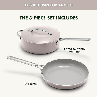 GreenPan Nova 10” Frying Pan Skillet and 4.37QT Sauté Pan - Image 4