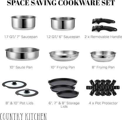 Country Kitchen Cookware Set - Image 2