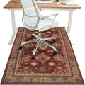 36"x48" Office Chair Mat for Hardwood Tile Floor, Under Desk Carpet Protector by BESBLEE