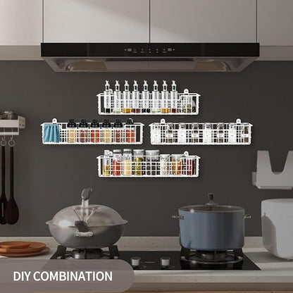 Spice Rack, Spice Holder Metal Shelf Saving Space - Image 4
