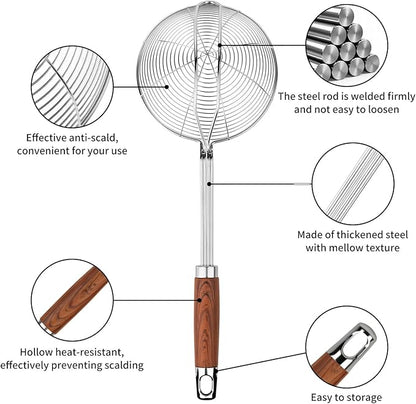 ChefBee 5.3" Spider Strainer Skimmer Spoon - Image 3