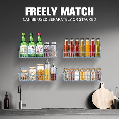 Spice Rack Wall Mount, Wall Spice Organizer - Image 5