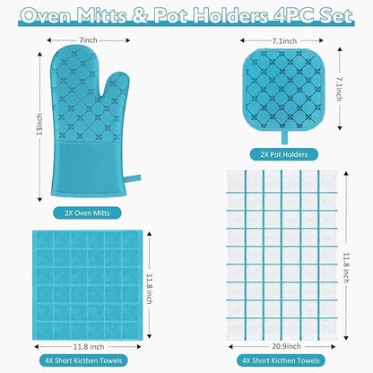 Oven Mitts Kitchen Towels Dishcloths - Image 2