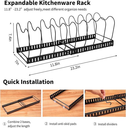 FrutPunch Pots and Pans Organizer, Rack - Image 2