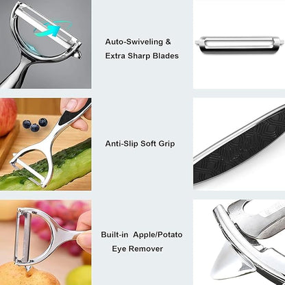 Vegetable peelers for Kitchen, Y shaped peeler for Vegetables, Potatoes - Image 3