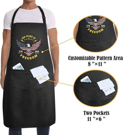 Us 250 Years Of Freedoms Apron - Image 4