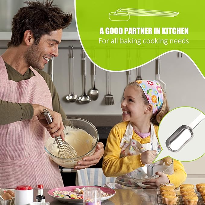 3PCS 1tsp Single Measuring Spoon, Stainless Steel Long Handle Individual - Image 6
