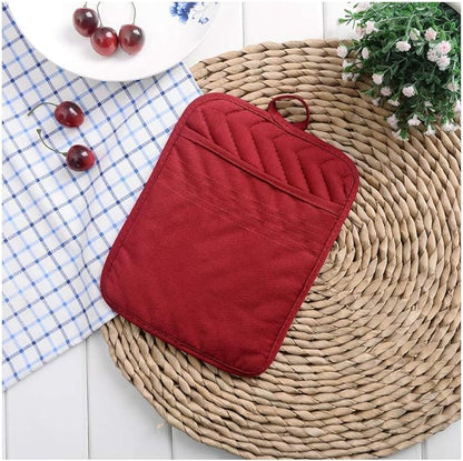 Anyi Pot Holders for Kitchen Heat Resistant, Cotton Hot Pads for Counter Table - Image 4