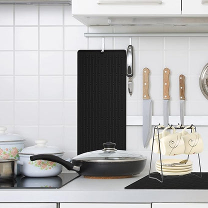 GeeRic Dish Drying Mats, Heat-resistant Silicone Mat - Image 7