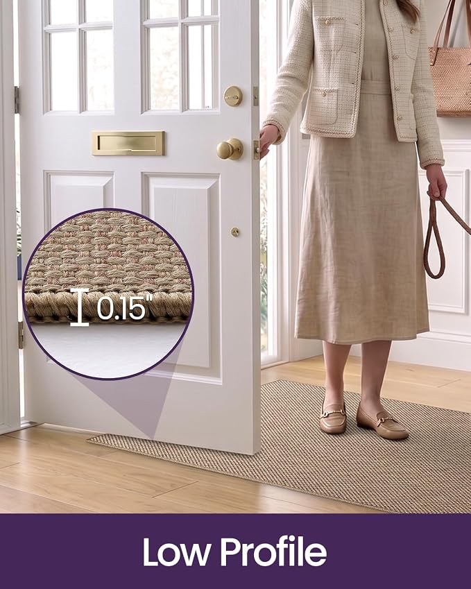 DEXI Hallway Runner Rug 2'x6', Non Slip Rubber Backed Runners Carpet, Ultra - Image 4