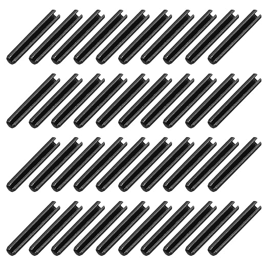 MECCANIXITY 120Pcs Slotted Split Roll Pins 1/10 Inch Dia. 4/5 Inch Length 65Mn by MECCANIXITY