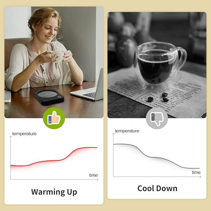 VOBAGA Coffee Mug Warmer for Desk - Image 9