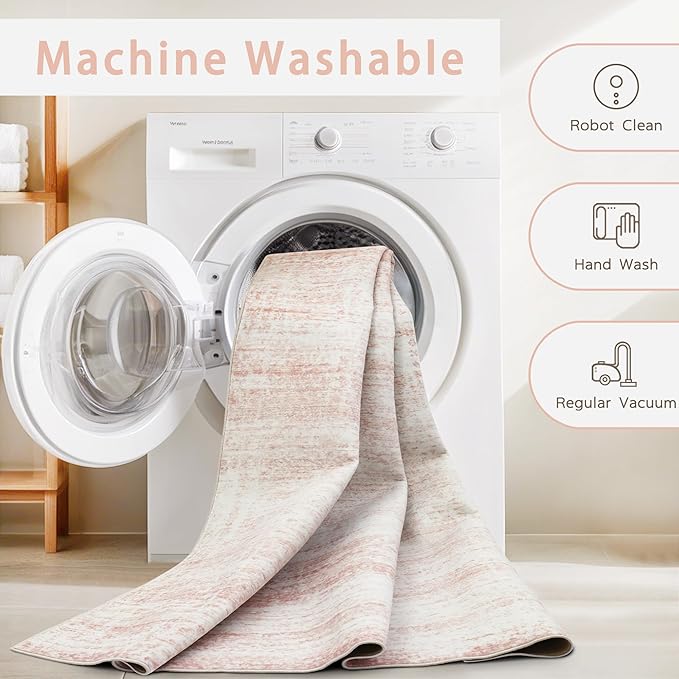 Srugn Washable Rugs 6x9 Area Rugs - Image 4