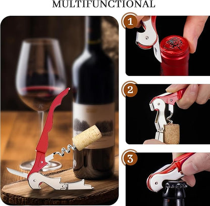 HYZ 2-Pack Wine Opener Waiter Corkscrew, Professional Wine Key - Image 5